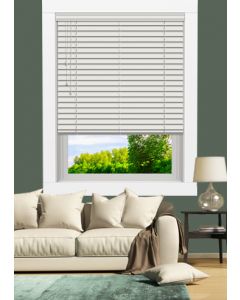 Timber - Basswood 50mm Slats - Tranquil White